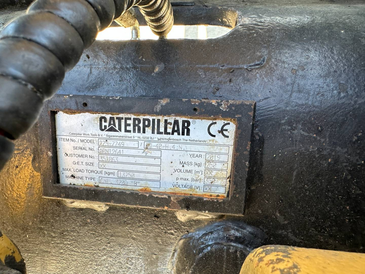 Bager guseničar CAT 323: slika 17 Bager guseničar CAT 323: slika 17