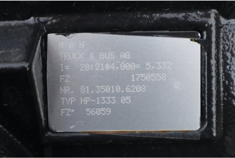 MAN HP-1333-05 28/21 x4.00 - Zadnja osovina za Kamion: slika 3 MAN HP-1333-05 28/21 x4.00 - Zadnja osovina za Kamion: slika 3