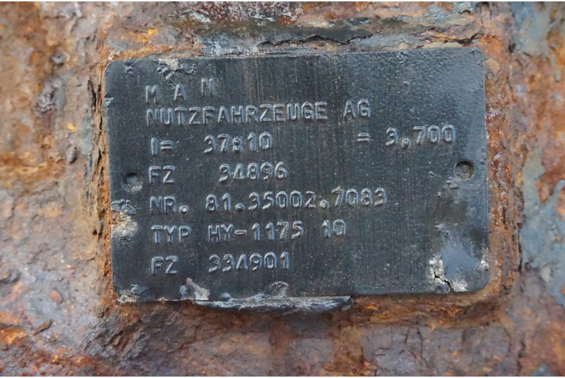MAN HY-1175-01 37/10 81.35002-7921 - Zadnja osovina za Kamion: slika 4 MAN HY-1175-01 37/10 81.35002-7921 - Zadnja osovina za Kamion: slika 4