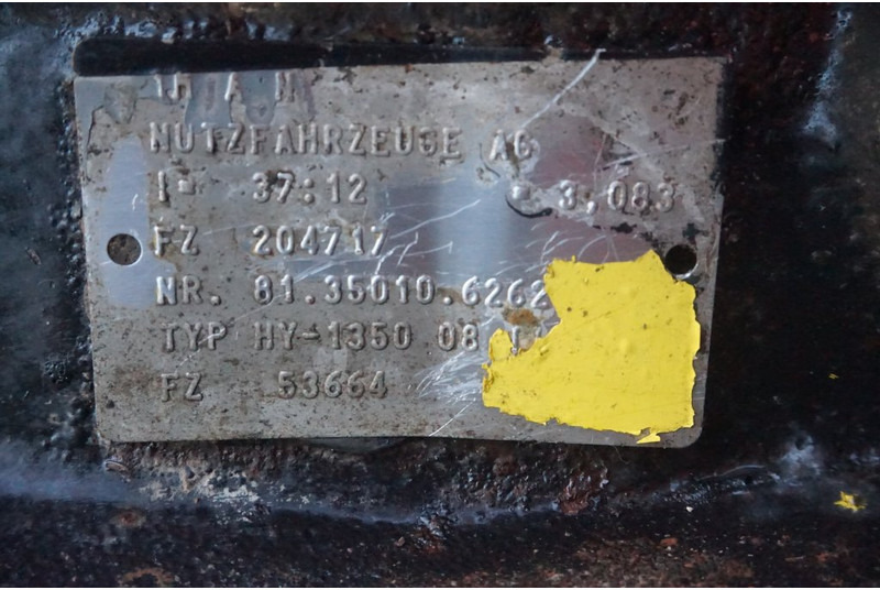 MAN HY-1350-08 37/12 - Zadnja osovina za Kamion: slika 4 MAN HY-1350-08 37/12 - Zadnja osovina za Kamion: slika 4