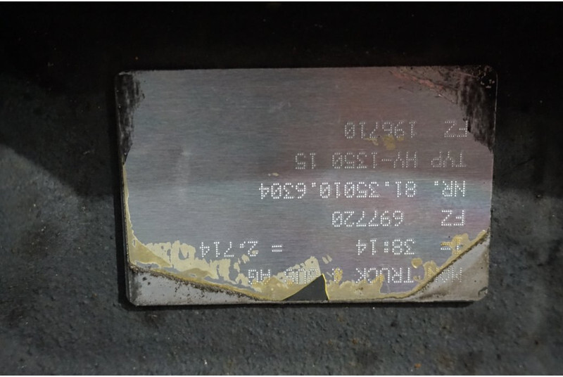 MAN HY-1350-15 38/14 - Zadnja osovina za Kamion: slika 4 MAN HY-1350-15 38/14 - Zadnja osovina za Kamion: slika 4