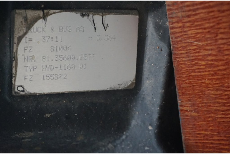 MAN HYD-1160-01 37/11 - Zadnja osovina za Kamion: slika 5 MAN HYD-1160-01 37/11 - Zadnja osovina za Kamion: slika 5