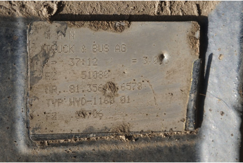 MAN HYD-1160-01 37/12 - Zadnja osovina za Kamion: slika 3 MAN HYD-1160-01 37/12 - Zadnja osovina za Kamion: slika 3