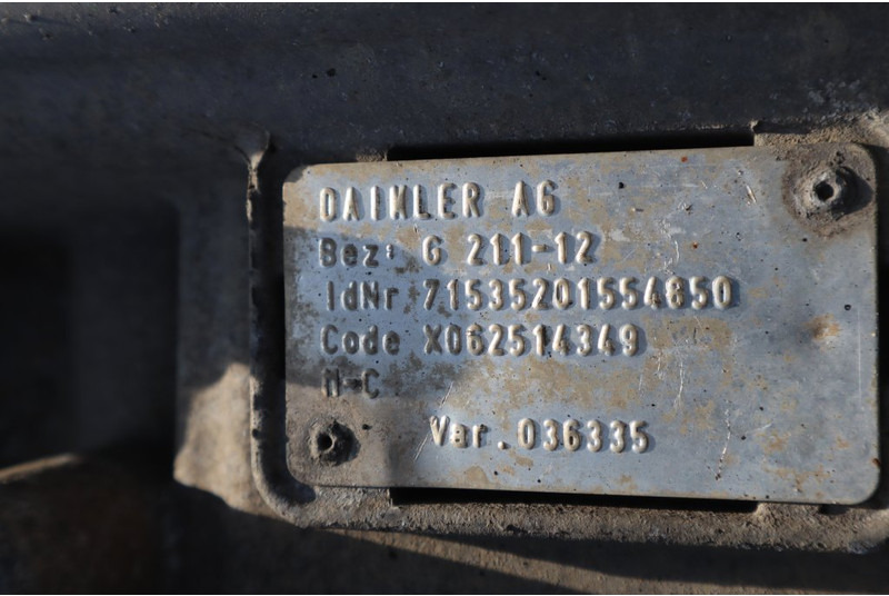 Mercedes-Benz G211-12KL MP4 OM470 715.352.01.554850 - Menjač za Kamion: slika 5 Mercedes-Benz G211-12KL MP4 OM470 715.352.01.554850 - Menjač za Kamion: slika 5