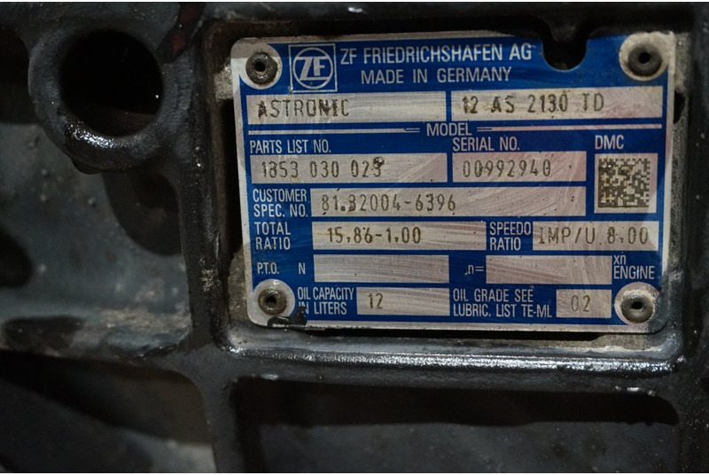ZF 12AS2130DD TGS 81.32004-6396 - Menjač za Kamion: slika 5 ZF 12AS2130DD TGS 81.32004-6396 - Menjač za Kamion: slika 5