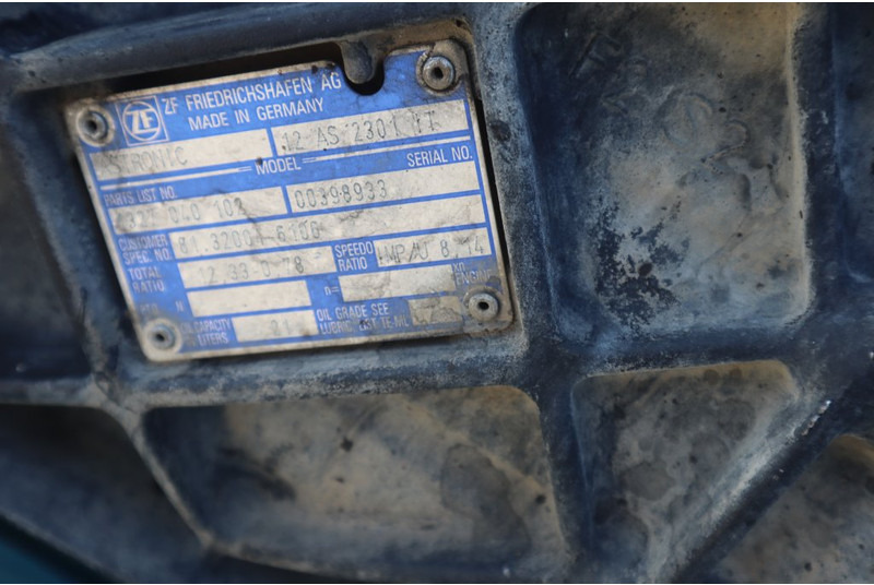 ZF 12AS2301OD+INT 81.32004-6106 - Menjač za Kamion: slika 5 ZF 12AS2301OD+INT 81.32004-6106 - Menjač za Kamion: slika 5