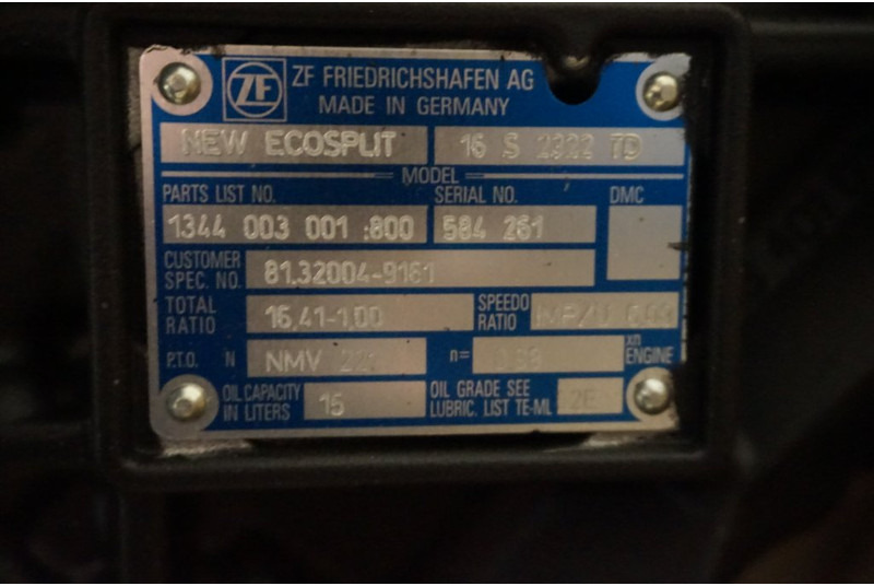 ZF 16S2322TD + NMV221 81.32004-6161 - Menjač za Kamion: slika 5 ZF 16S2322TD + NMV221 81.32004-6161 - Menjač za Kamion: slika 5
