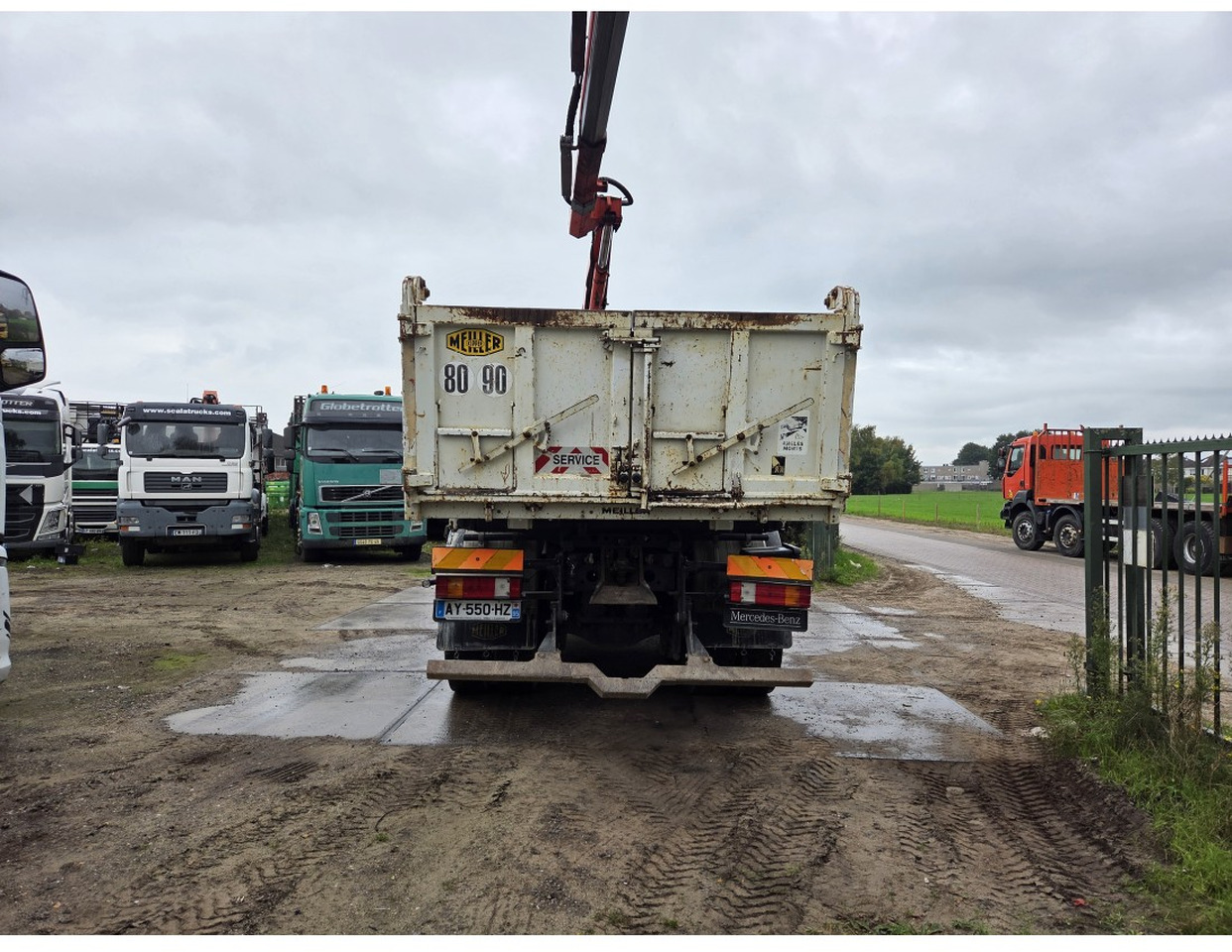MERCEDESA CTROS 3341 6X4 TIPPER CRANE FASSI F105 - Istovarivač, Kamion sa dizalicom: slika 4 MERCEDESA CTROS 3341 6X4 TIPPER CRANE FASSI F105 - Istovarivač, Kamion sa dizalicom: slika 4