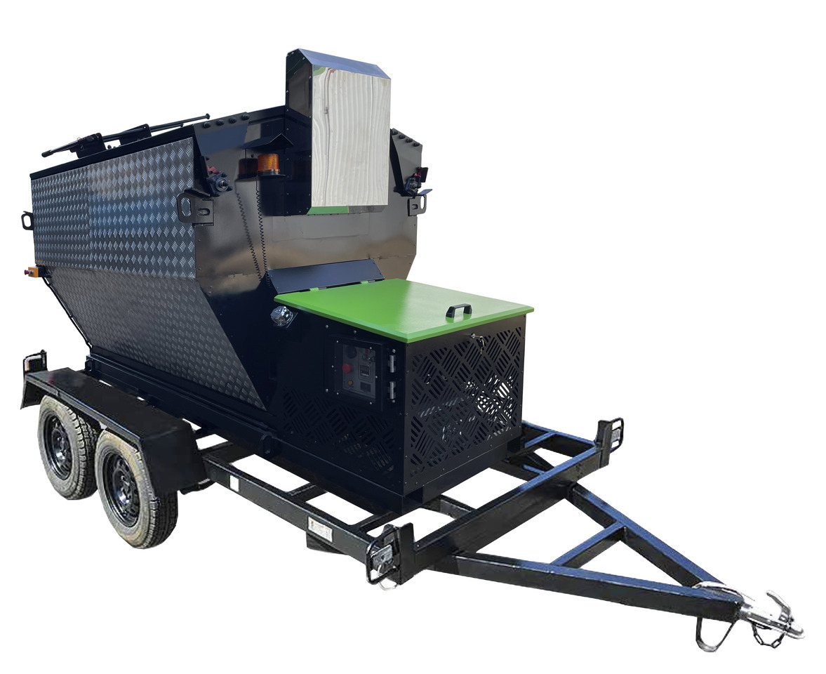 TICAB Asphalt Hot Box from the Manufacturer for 2,8 t, termiskais bunkurs asfaltam HB-2 - Mašina za asfalt: slika 1 TICAB Asphalt Hot Box from the Manufacturer for 2,8 t, termiskais bunkurs asfaltam HB-2 - Mašina za asfalt: slika 1