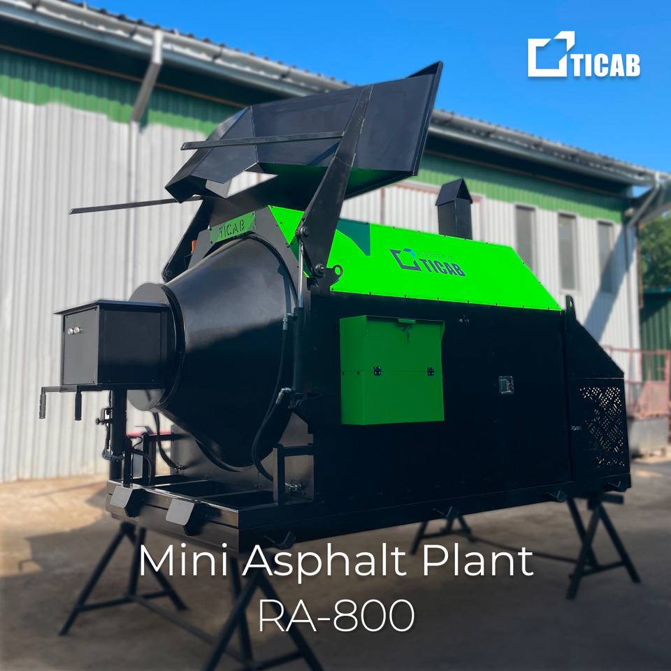 TICAB New Mini-asphalt plant, Asphalt Recycler, Manufacturer, 2.0 t per hour - Fabrika asfalta: slika 1 TICAB New Mini-asphalt plant, Asphalt Recycler, Manufacturer, 2.0 t per hour - Fabrika asfalta: slika 1