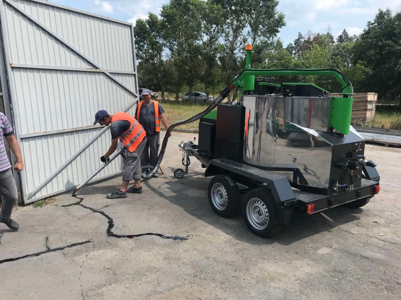 TICAB Сrack Sealing Machine,Asphalt Crack Fill Machine,500 L, Manufacturer, mašīna asfalta šuvju un plaisu aizpildīšanai BPM-500 - Mašina za asfalt: slika 5 TICAB Сrack Sealing Machine,Asphalt Crack Fill Machine,500 L, Manufacturer, mašīna asfalta šuvju un plaisu aizpildīšanai BPM-500 - Mašina za asfalt: slika 5