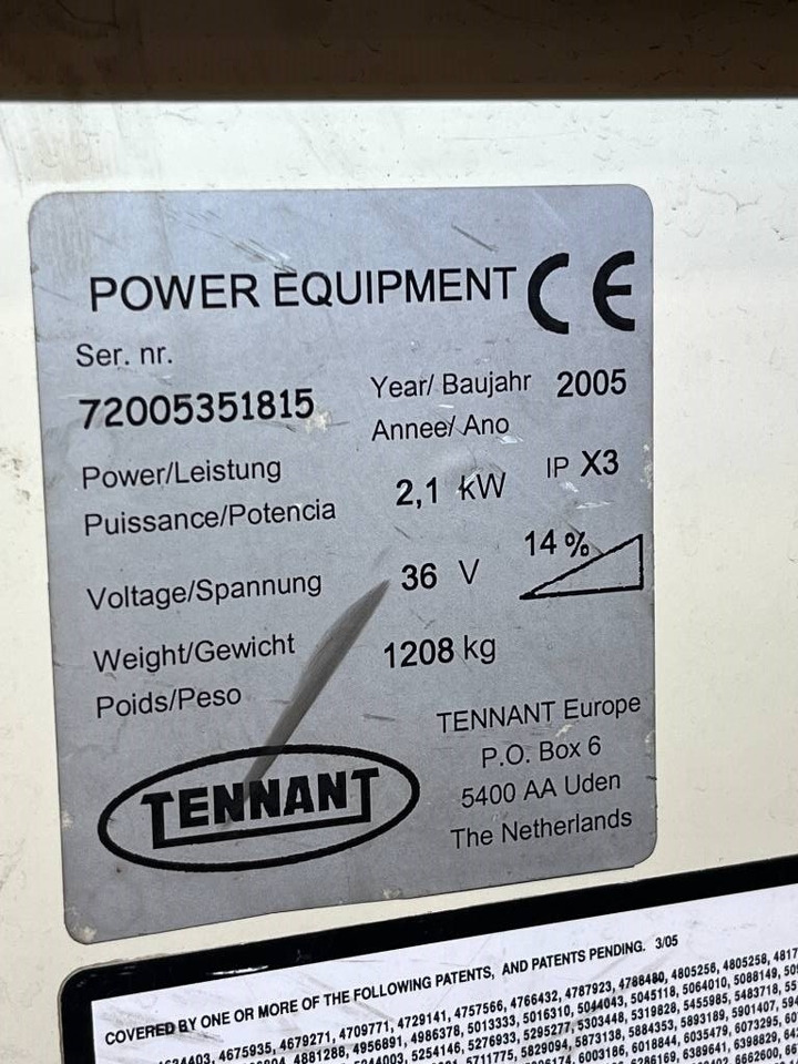 Tennant 7200 - Mašina za pranje podova: slika 3 Tennant 7200 - Mašina za pranje podova: slika 3