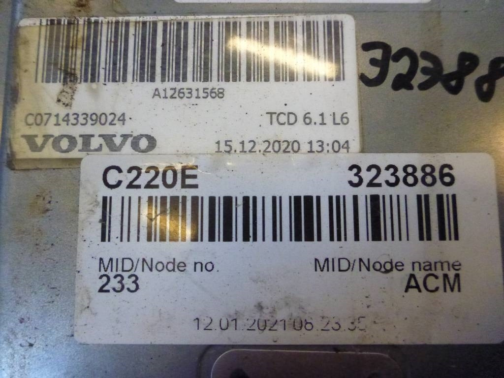Volvo L 220 E, Motorstyrenhet, 60100015 - Električni sistem za Građevinska mašina: slika 3 Volvo L 220 E, Motorstyrenhet, 60100015 - Električni sistem za Građevinska mašina: slika 3