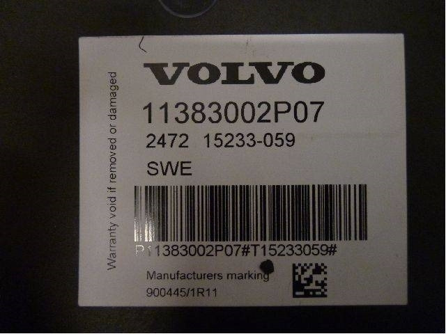 Volvo Motorstyrenhet, 11383002 - Električni sistem za Građevinska mašina: slika 2 Volvo Motorstyrenhet, 11383002 - Električni sistem za Građevinska mašina: slika 2