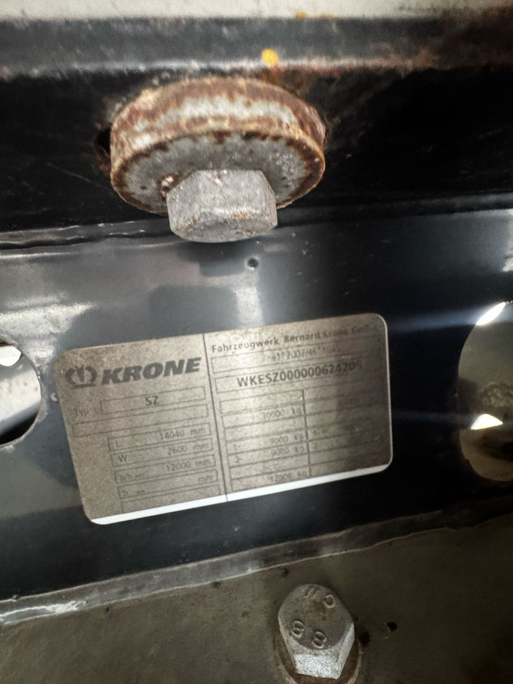 Poluprikolica sa zatvorenim sandukom Krone SZ, Doppelstock, isoliert, Duoplex steel: slika 10