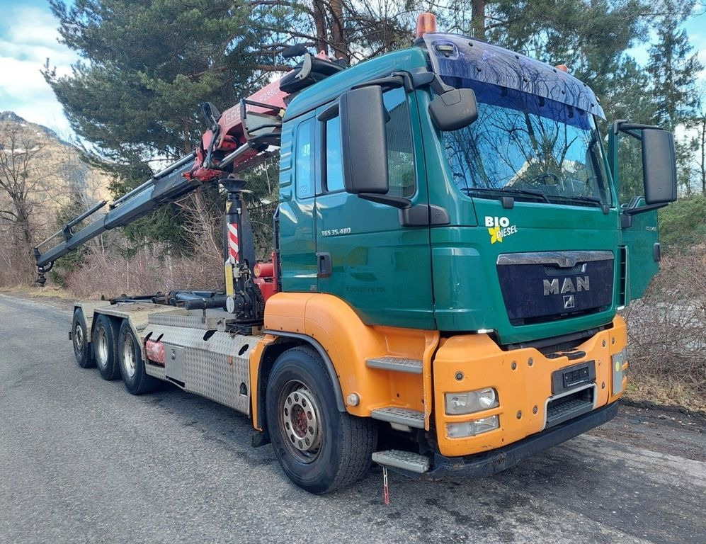 MAN TGS 35.480 8x4, E5, Fassi F235CXP Kran+Abroll MAN TGS 35.480 8x4, E5, Fassi F235CXP Kran+Abroll - Kamion sa dizalicom, Kamion sa hidrauličnom kukom: slika 1 MAN TGS 35.480 8x4, E5, Fassi F235CXP Kran+Abroll MAN TGS 35.480 8x4, E5, Fassi F235CXP Kran+Abroll - Kamion sa dizalicom, Kamion sa hidrauličnom kukom: slika 1