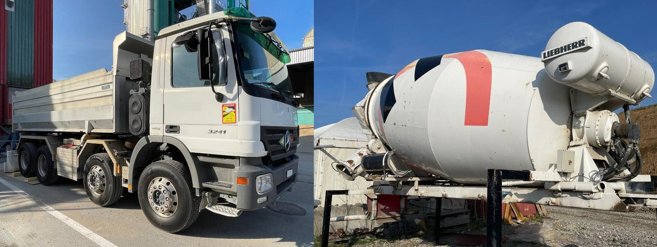 Mercedes-Benz Actros 3241 8x4,E5,Wechselsystem Mischer/Kipper - Mikser za beton: slika 1 Mercedes-Benz Actros 3241 8x4,E5,Wechselsystem Mischer/Kipper - Mikser za beton: slika 1