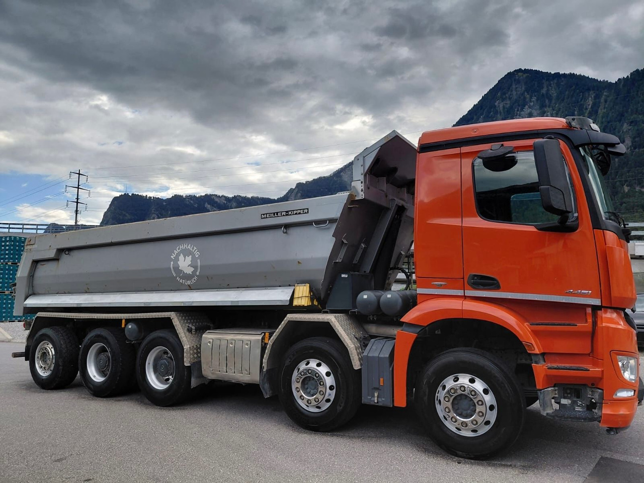 Mercedes-Benz Arocs 4451 10x4, E6, Meiller Dumper, Retarder - Istovarivač: slika 5 Mercedes-Benz Arocs 4451 10x4, E6, Meiller Dumper, Retarder - Istovarivač: slika 5