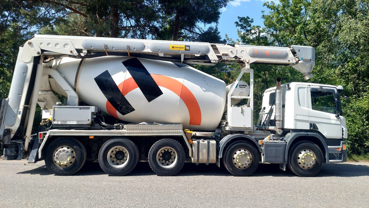 Scania P450 LB 10x4,E6,Stetter 10m³,Förderband/belt 16m - Mikser za beton: slika 2 Scania P450 LB 10x4,E6,Stetter 10m³,Förderband/belt 16m - Mikser za beton: slika 2