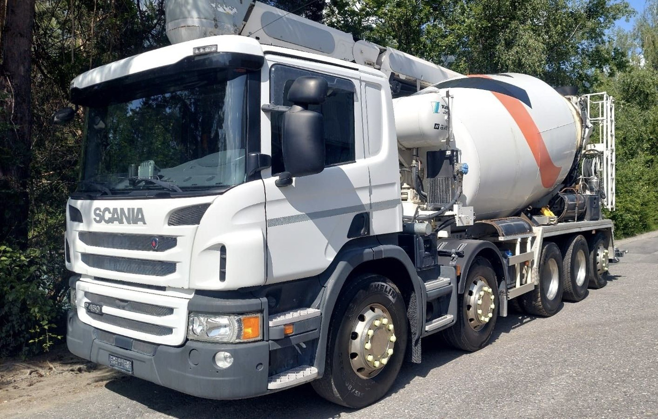Scania P450 LB 10x4,E6,Stetter 10m³,Förderband/belt 16m - Mikser za beton: slika 4 Scania P450 LB 10x4,E6,Stetter 10m³,Förderband/belt 16m - Mikser za beton: slika 4