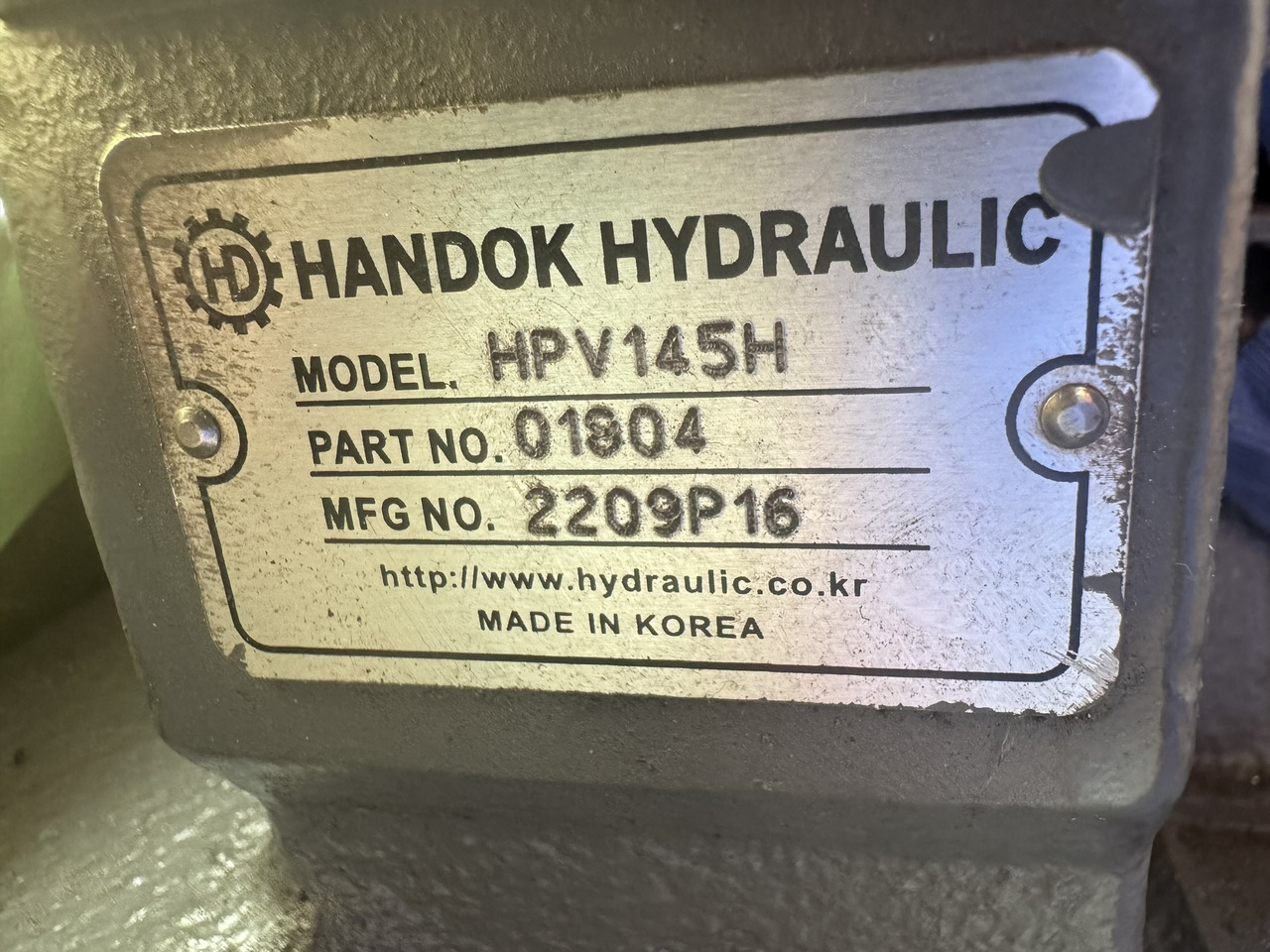 Hidraulična pumpa za Bager guseničar Handok HPV145H: slika 7