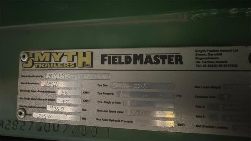 Smyth FM26 - Traktorska prikolica za farmu/ Kiper: slika 5 Smyth FM26 - Traktorska prikolica za farmu/ Kiper: slika 5