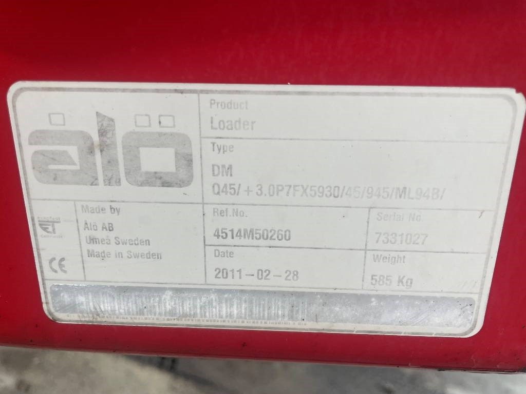 Reservdelar / Parts till Trima +3.0 P - Prednji utovarivač za traktor: slika 3 Reservdelar / Parts till Trima +3.0 P - Prednji utovarivač za traktor: slika 3