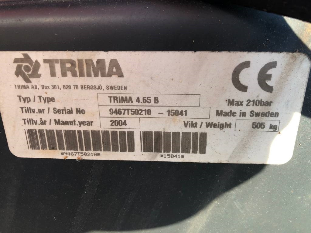 Reservdelar / Parts till Trima 465 B - Prednji utovarivač za traktor: slika 2 Reservdelar / Parts till Trima 465 B - Prednji utovarivač za traktor: slika 2