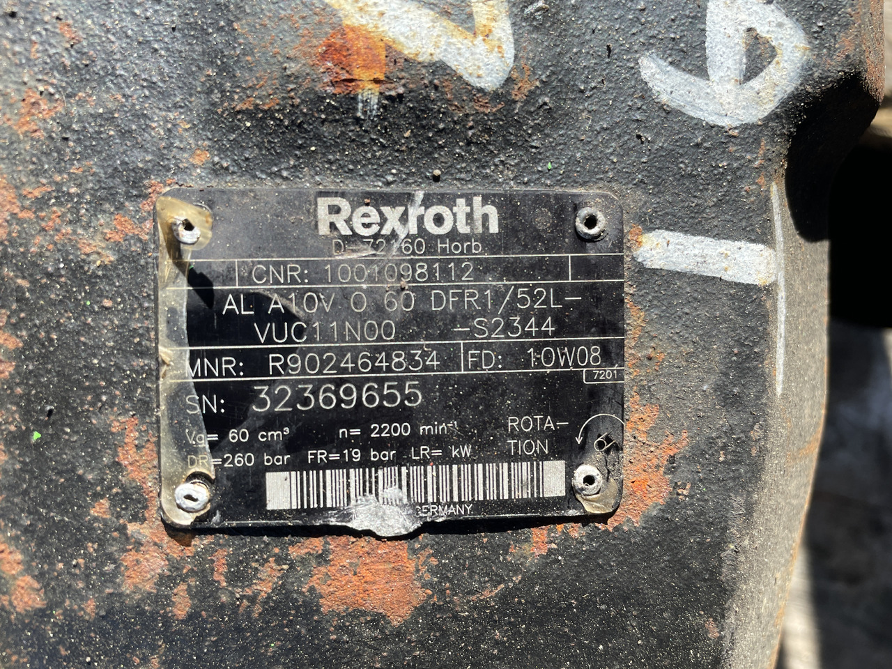 CAT Caterpillar TH336 TH337 TH406 TH407 - pompa hydrauliczna Rexroth R902464834 - Hidraulična pumpa za Poljoprivredna mašina: slika 2 CAT Caterpillar TH336 TH337 TH406 TH407 - pompa hydrauliczna Rexroth R902464834 - Hidraulična pumpa za Poljoprivredna mašina: slika 2