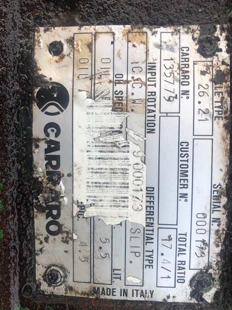 Carraro 18536 R Obudowa Mostu - Sanderson Matbro Manitou Carraro 26.21 - Osovina i delovi za Poljoprivredna mašina: slika 2 Carraro 18536 R Obudowa Mostu - Sanderson Matbro Manitou Carraro 26.21 - Osovina i delovi za Poljoprivredna mašina: slika 2