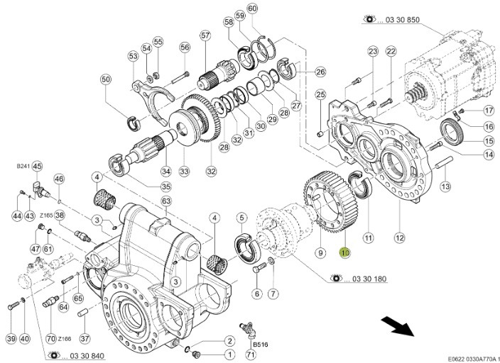 Claas Jaguar 970 - tylna oś napędowa - przekładnia 0015048810 - Zadnja osovina za Poljoprivredna mašina: slika 1 Claas Jaguar 970 - tylna oś napędowa - przekładnia 0015048810 - Zadnja osovina za Poljoprivredna mašina: slika 1