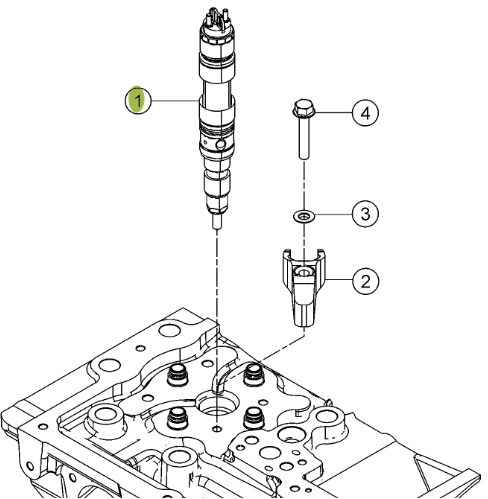Claas Jaguar - silnik MAN D4276 - wtryskiwacz 0019860750 - Ubrizgač za Poljoprivredna mašina: slika 1 Claas Jaguar - silnik MAN D4276 - wtryskiwacz 0019860750 - Ubrizgač za Poljoprivredna mašina: slika 1