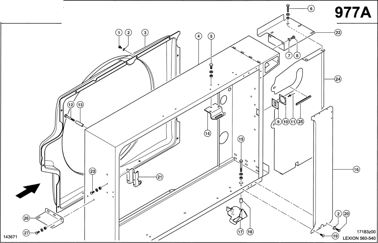 Claas Lexion 560 SZYB POWIETRZA 0007969921 (Szyb powietrza; cat c13) - Sistem za usis vazduha za Kombinovani kombajn: slika 1 Claas Lexion 560 SZYB POWIETRZA 0007969921 (Szyb powietrza; cat c13) - Sistem za usis vazduha za Kombinovani kombajn: slika 1