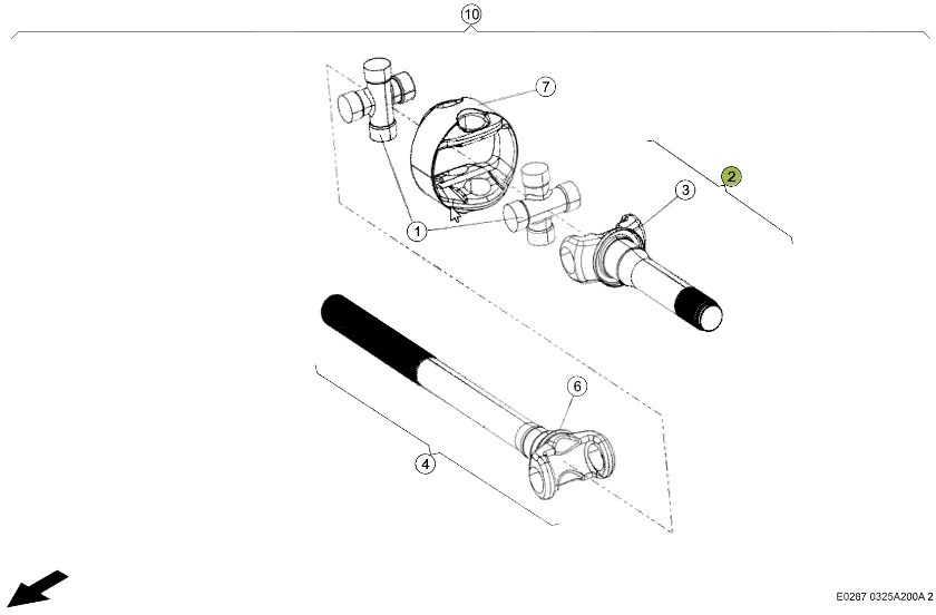 Claas Xerion 4000 - mechanizm róźnicowy dyferencjał - oś wtykana 0014996660 - Diferencijalna brzina za Poljoprivredna mašina: slika 1 Claas Xerion 4000 - mechanizm róźnicowy dyferencjał - oś wtykana 0014996660 - Diferencijalna brzina za Poljoprivredna mašina: slika 1