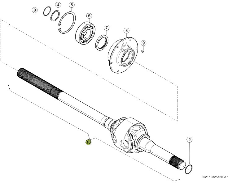 Claas Xerion 4000 - mechanizm róźnicowy dyferencjał - półoś 0006278370 - Diferencijalna brzina za Poljoprivredna mašina: slika 1 Claas Xerion 4000 - mechanizm róźnicowy dyferencjał - półoś 0006278370 - Diferencijalna brzina za Poljoprivredna mašina: slika 1
