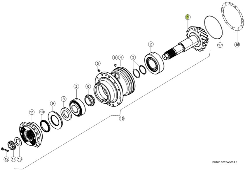 Claas Xerion 4000 - zwrotnica - obudowa łoźyska 0006278450 - Rukavc točka za Poljoprivredna mašina: slika 1 Claas Xerion 4000 - zwrotnica - obudowa łoźyska 0006278450 - Rukavc točka za Poljoprivredna mašina: slika 1