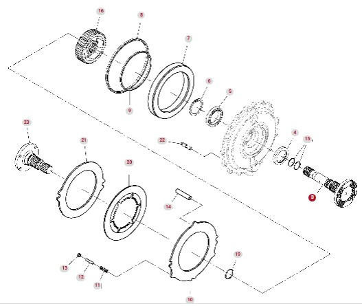 Fendt 930 933 936 939 942 GEN 7 Hamulec Wał Tłok Tarcz Hamulcowa Uchwyt CZĘŚCI - Kočioni diskovi za Poljoprivredna mašina: slika 1 Fendt 930 933 936 939 942 GEN 7 Hamulec Wał Tłok Tarcz Hamulcowa Uchwyt CZĘŚCI - Kočioni diskovi za Poljoprivredna mašina: slika 1