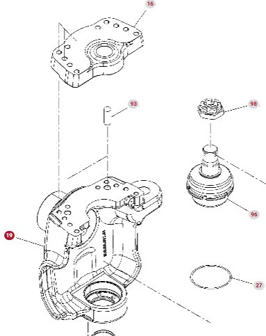 Fendt 936 GEN 7 Obudowa łączona Przegubu Płytka CZĘŚCI H218PF050036A H218PF050041A - Ram/ Šasija za Poljoprivredna mašina: slika 1 Fendt 936 GEN 7 Obudowa łączona Przegubu Płytka CZĘŚCI H218PF050036A H218PF050041A - Ram/ Šasija za Poljoprivredna mašina: slika 1