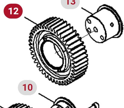 Fendt 936 Gen 7 Silnik D1556LE523 Koło Zębate Pośredniczące H218PF150068A - Motor i delovi za Traktor: slika 1 Fendt 936 Gen 7 Silnik D1556LE523 Koło Zębate Pośredniczące H218PF150068A - Motor i delovi za Traktor: slika 1