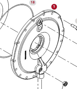 Fendt Vario 1038 1042 1046 1050 GEN 3 Pokrywa Hamulcy F530300200200 - Delovi kočnica za Poljoprivredna mašina: slika 1 Fendt Vario 1038 1042 1046 1050 GEN 3 Pokrywa Hamulcy F530300200200 - Delovi kočnica za Poljoprivredna mašina: slika 1