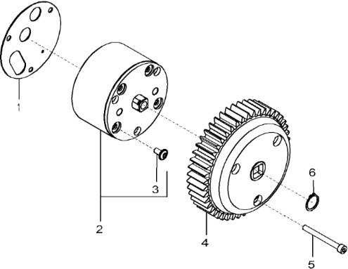John Deere 9470RX - Pompa olejowa RE527933 (Silnik) - Pumpa za ulje za Poljoprivredna mašina: slika 1 John Deere 9470RX - Pompa olejowa RE527933 (Silnik) - Pumpa za ulje za Poljoprivredna mašina: slika 1