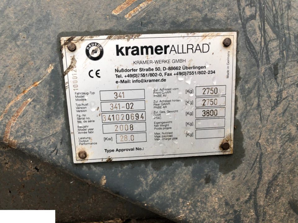 Kramer Allrad 280 341-02 Radlader - Części - Zwolnica - Pogonski reduktor za Građevinska mašina: slika 3 Kramer Allrad 280 341-02 Radlader - Części - Zwolnica - Pogonski reduktor za Građevinska mašina: slika 3