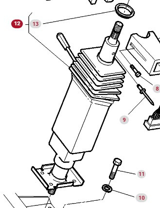 Massey Ferguson 8160 Kolumna Kierownicza CZĘŚCI 3713868M2 - Stub upravljača za Poljoprivredna mašina: slika 2 Massey Ferguson 8160 Kolumna Kierownicza CZĘŚCI 3713868M2 - Stub upravljača za Poljoprivredna mašina: slika 2