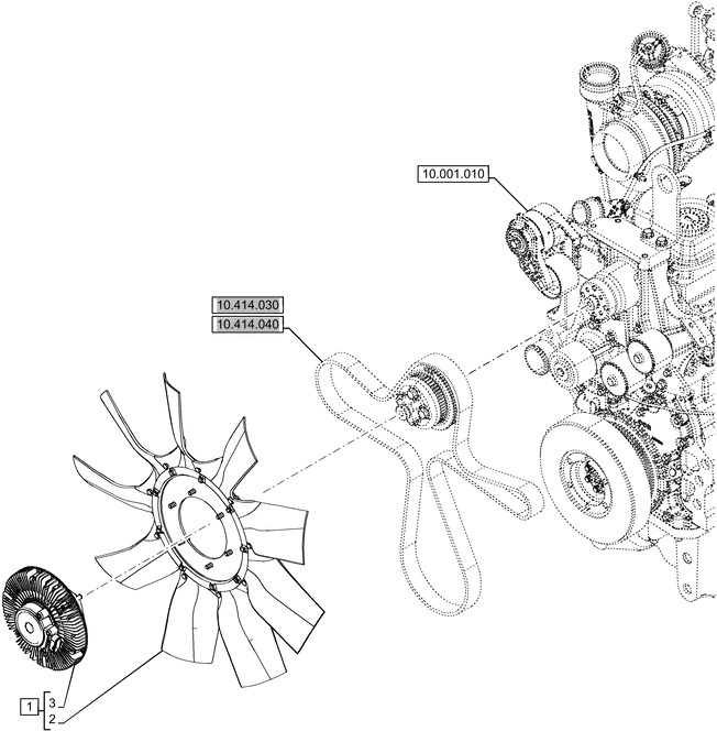 New Holland T6070 Wentylator 9 blades, 620mm od 87383688 - Ventilator za Traktor: slika 1 New Holland T6070 Wentylator 9 blades, 620mm od 87383688 - Ventilator za Traktor: slika 1