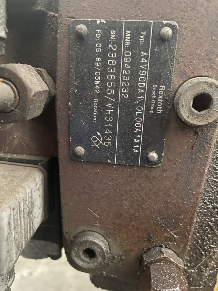 Pompa hydrauliczna hydromatik Rexroth A4V90DA1 0L001A1A - Hidraulična pumpa za Poljoprivredna mašina: slika 2 Pompa hydrauliczna hydromatik Rexroth A4V90DA1 0L001A1A - Hidraulična pumpa za Poljoprivredna mašina: slika 2