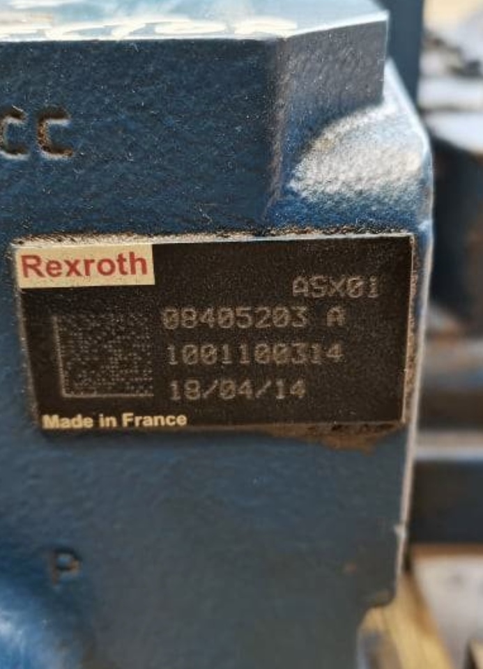 Rozdzielacz rexroth ASX01 deutz fahr Agrovector - Hidraulika za Kamion: slika 2 Rozdzielacz rexroth ASX01 deutz fahr Agrovector - Hidraulika za Kamion: slika 2