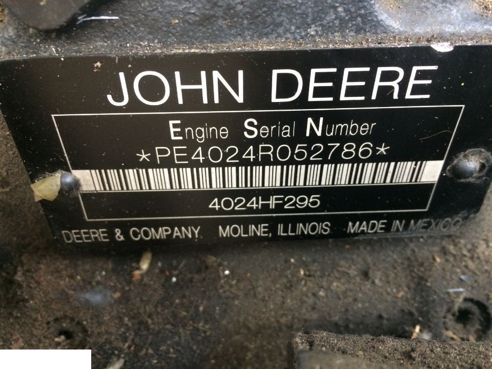 Silnik John Deere 4024 Części - Motor za Poljoprivredna mašina: slika 4 Silnik John Deere 4024 Części - Motor za Poljoprivredna mašina: slika 4