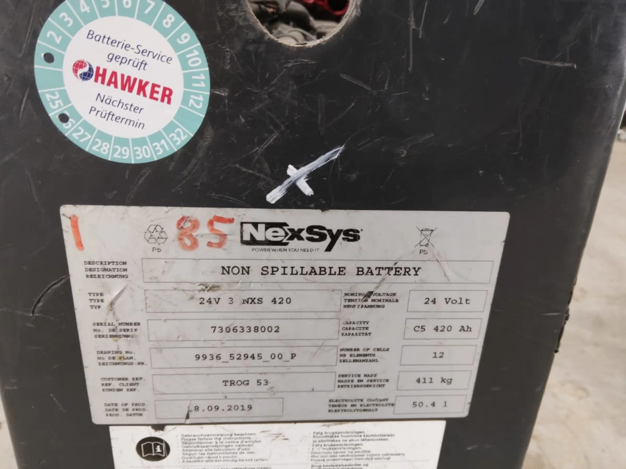Battery 24V 24V 420Ah - Baterija za Oprema za rukovanje materijalima: slika 2 Battery 24V 24V 420Ah - Baterija za Oprema za rukovanje materijalima: slika 2