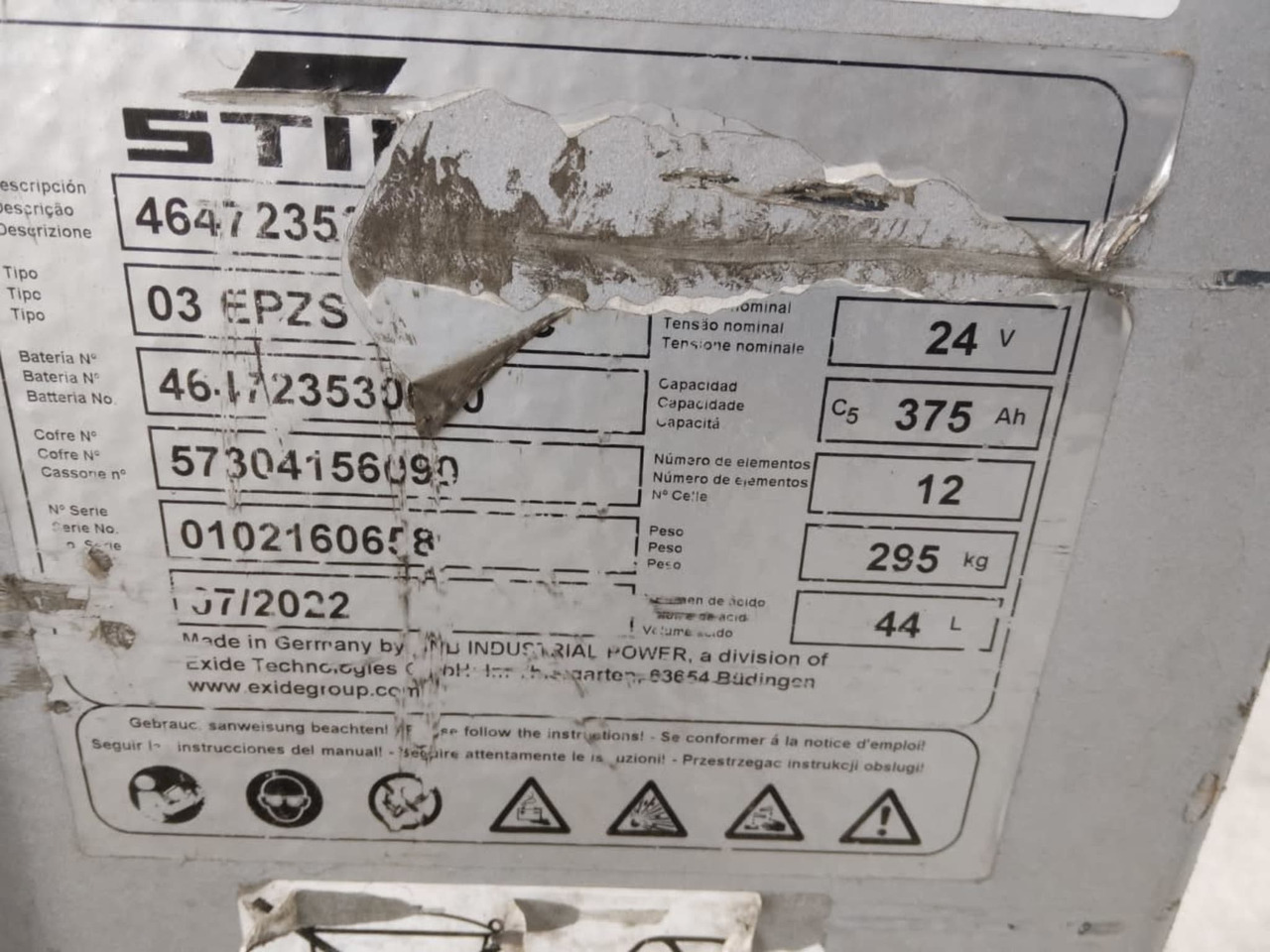 Battery Package 2x Batteries - Baterija za Oprema za rukovanje materijalima: slika 5 Battery Package 2x Batteries - Baterija za Oprema za rukovanje materijalima: slika 5