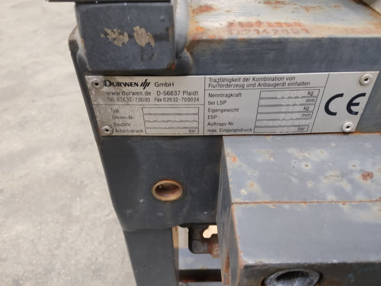 Durwen ZVP25 - Dodatak za Oprema za rukovanje materijalima: slika 2 Durwen ZVP25 - Dodatak za Oprema za rukovanje materijalima: slika 2